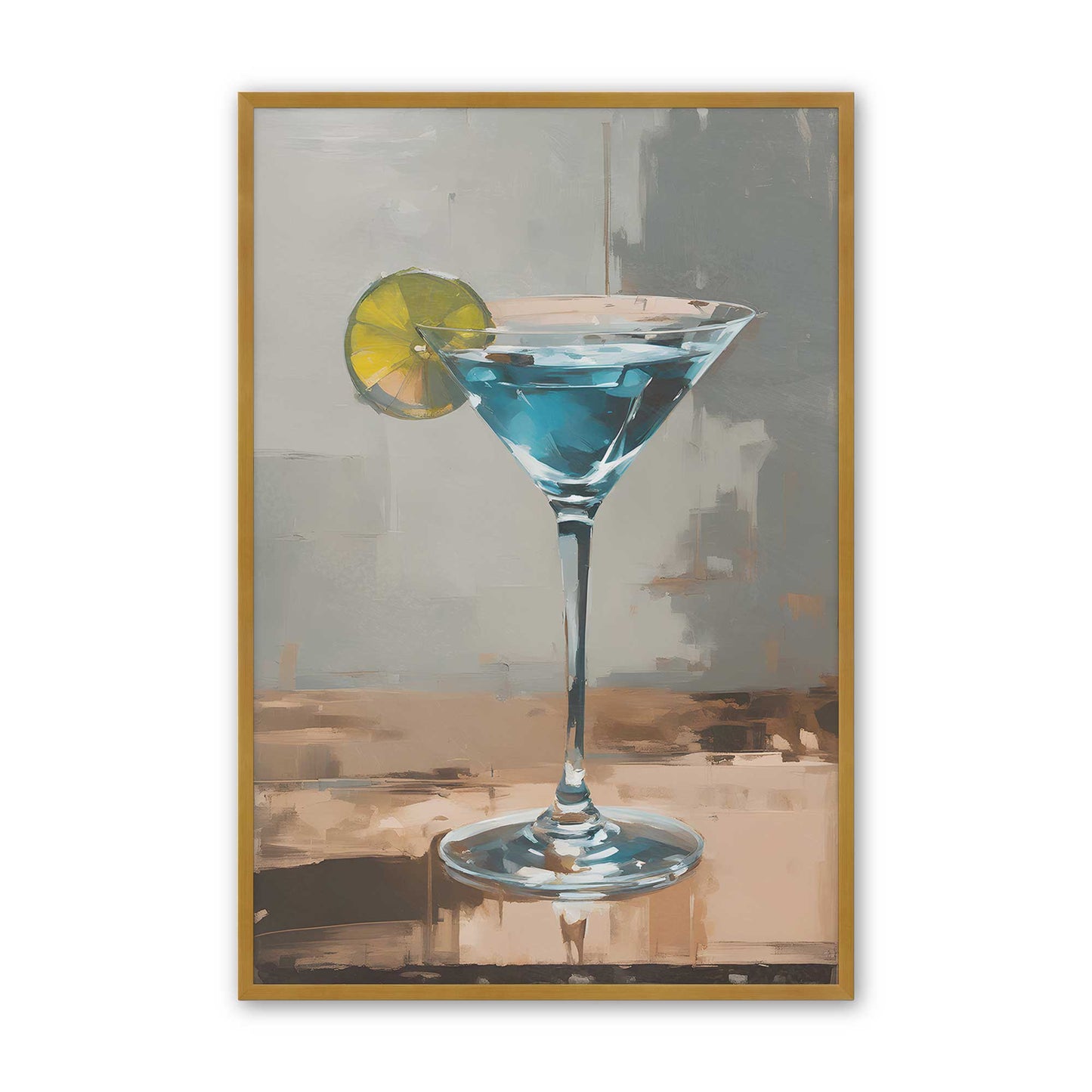 [Color:Polished Gold], Picture of art in a Polished Gold frame