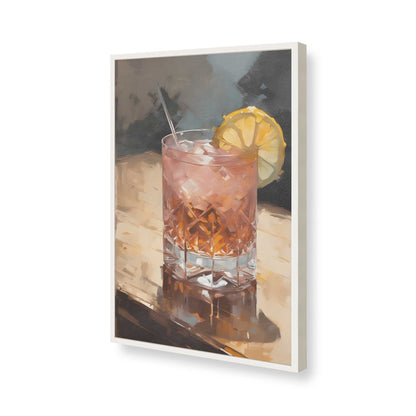 [Color:Opaque White], Picture of art in a Opaque White frame of the corner