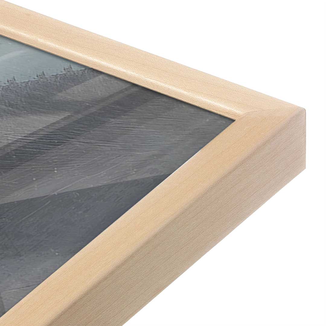 [Color:Raw Maple], Picture of art in a Raw Maple frame at an angle