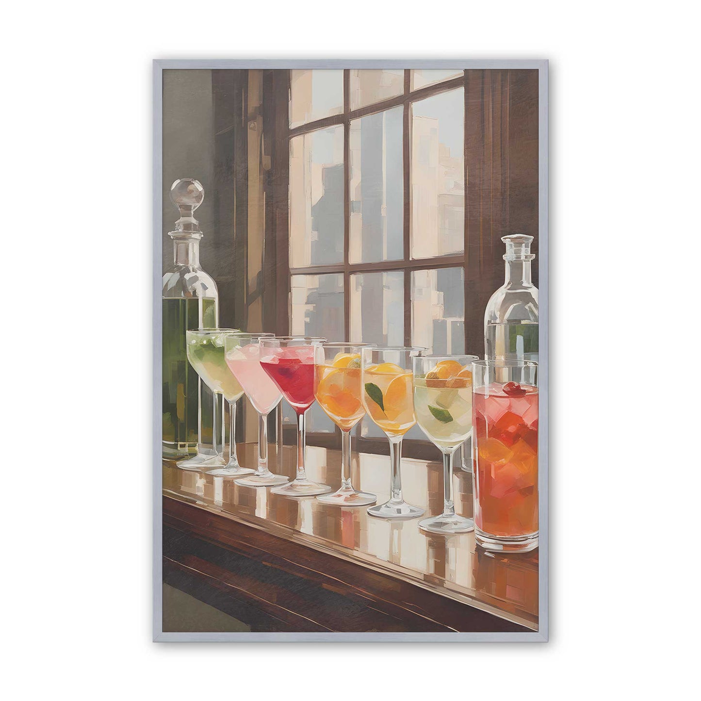 [Color:Polished Chrome], Picture of art in a Polished Chrome frame