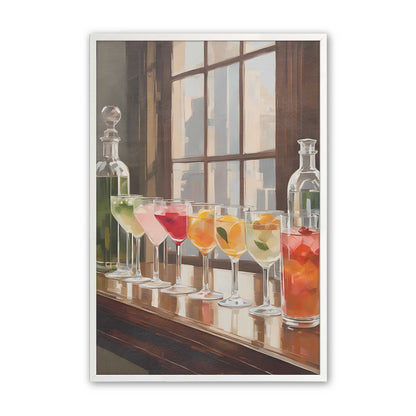 [Color:Opaque White], Picture of art in a Opaque White frame