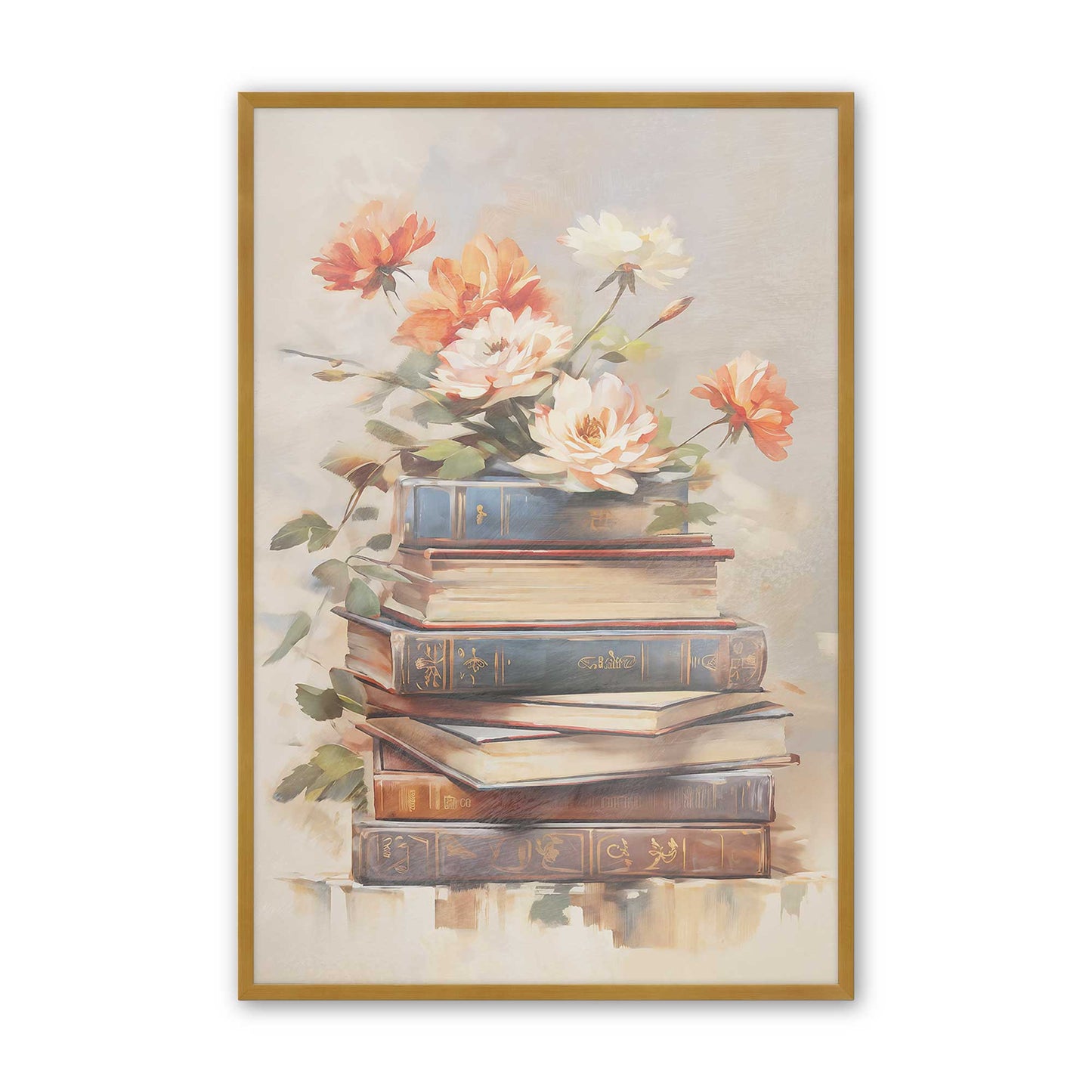 [Color:Polished Gold], Picture of art in a Polished Gold frame