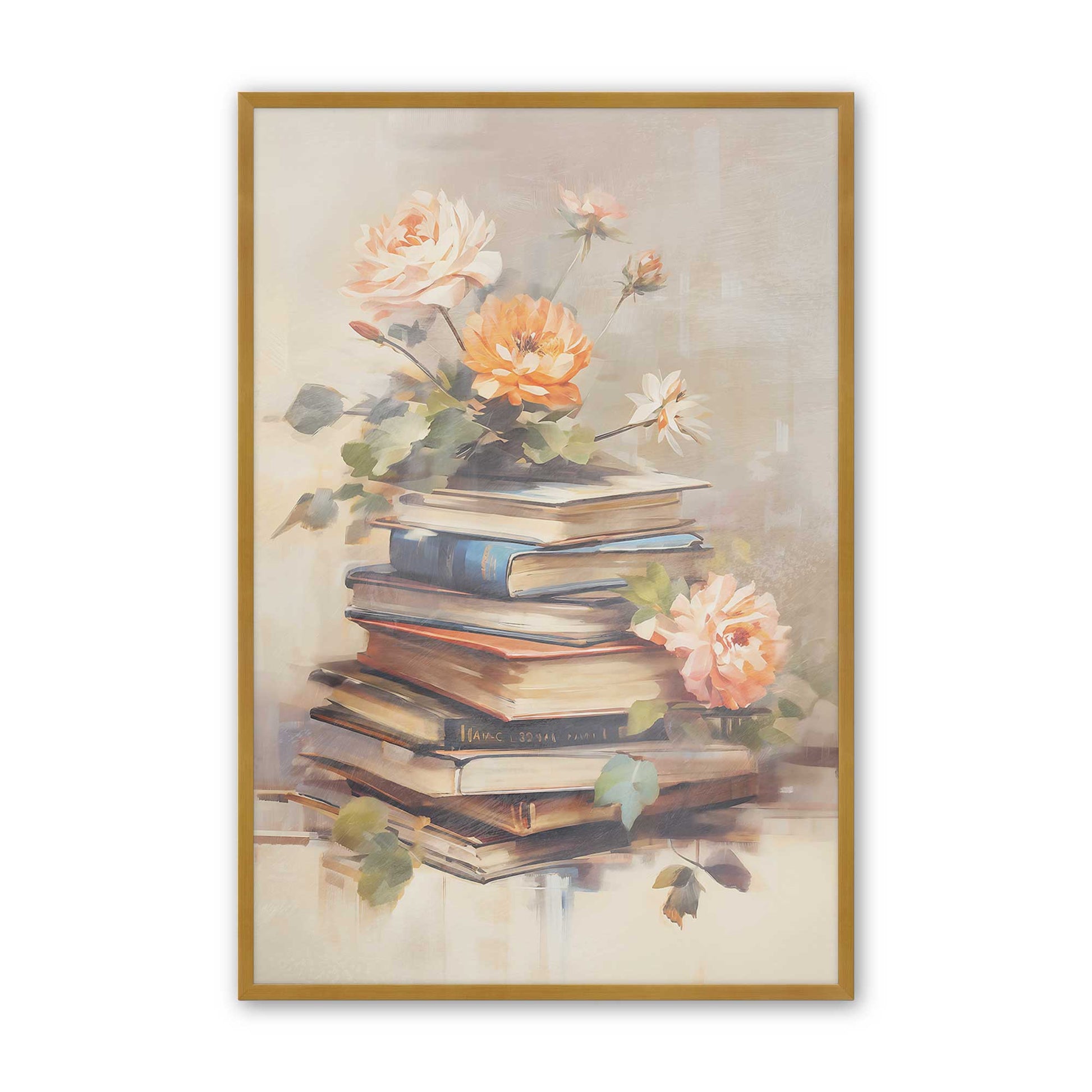 [Color:Polished Gold], Picture of art in a Polished Gold frame