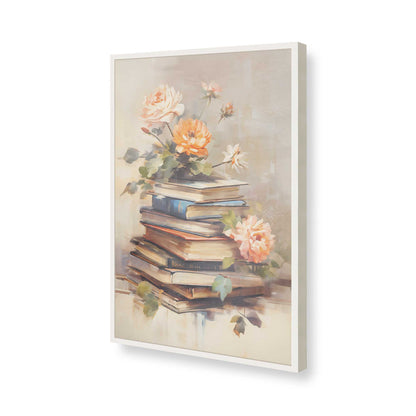 [Color:Opaque White], Picture of art in a Opaque White frame of the corner