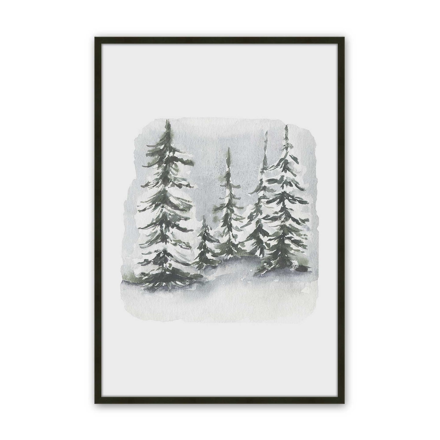 [Color:Satin Black], Picture of art in a Satin Black frame