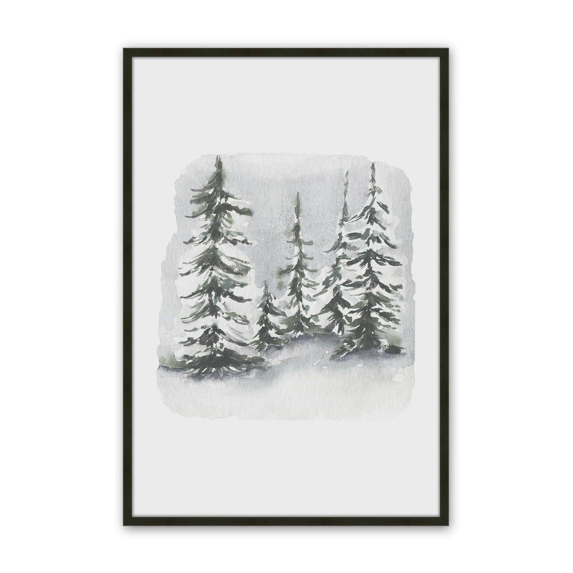 [Color:Satin Black], Picture of art in a Satin Black frame