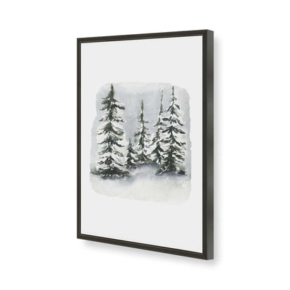 [Color:Satin Black], Picture of art in a Satin Black frame of the corner