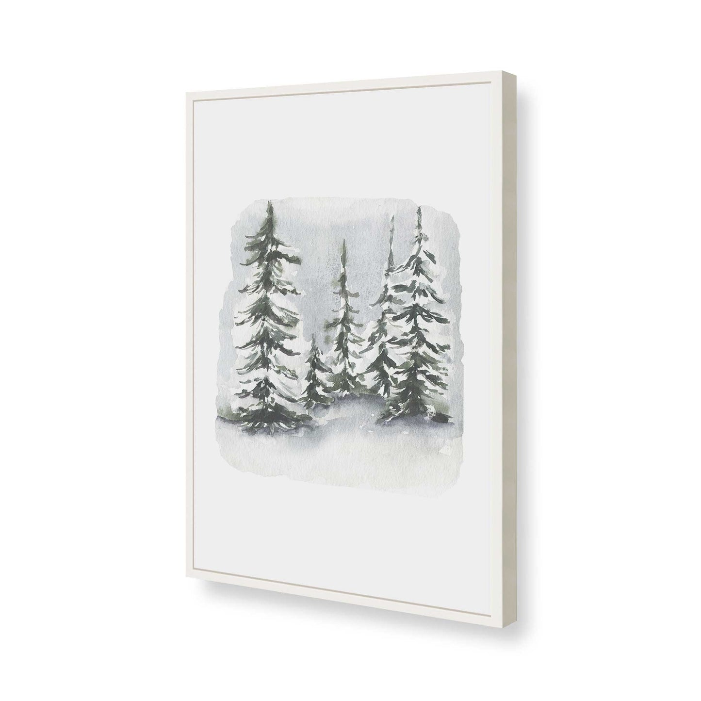 [Color:Opaque White], Picture of art in a Opaque White frame of the corner