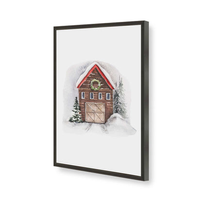 [Color:Satin Black], Picture of art in a Satin Black frame of the corner