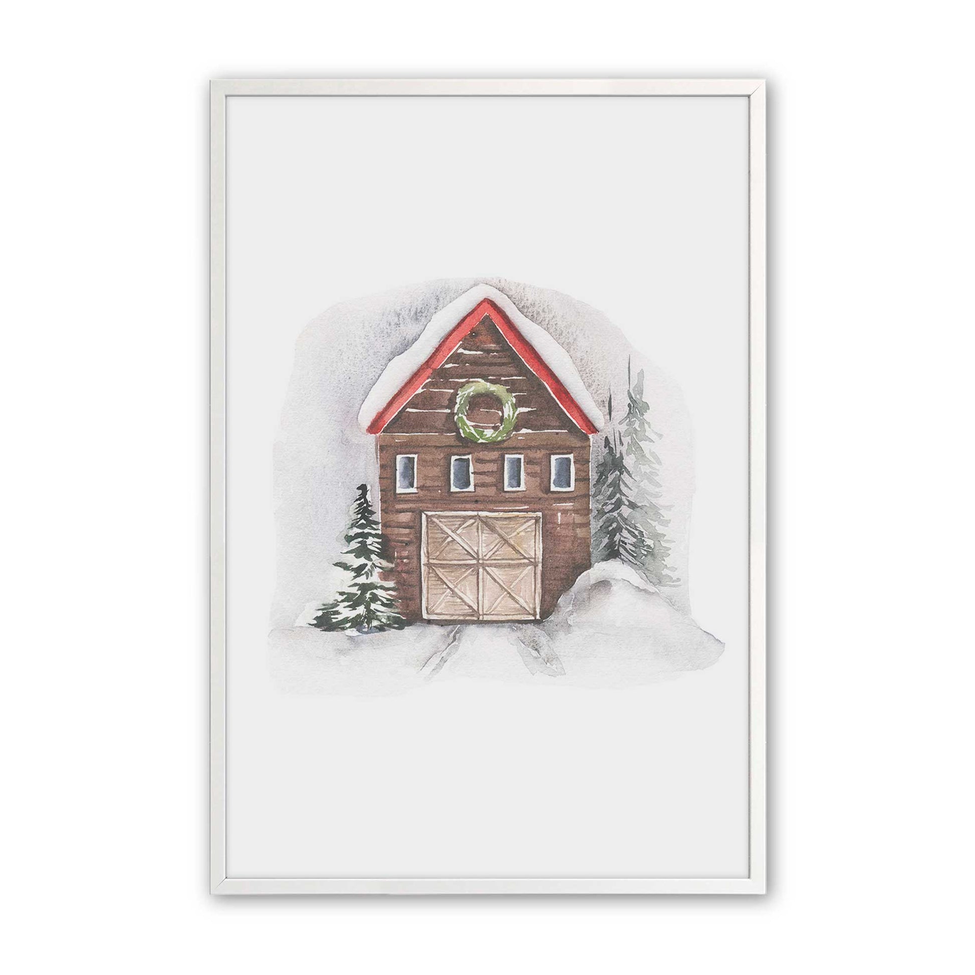 [Color:Opaque White], Picture of art in a Opaque White frame