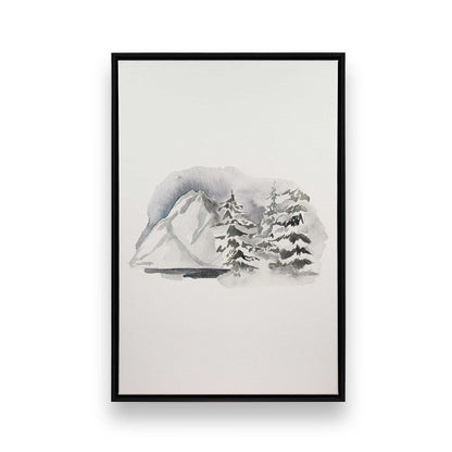 [Color:Satin Black], Picture of art in a Satin Black frame