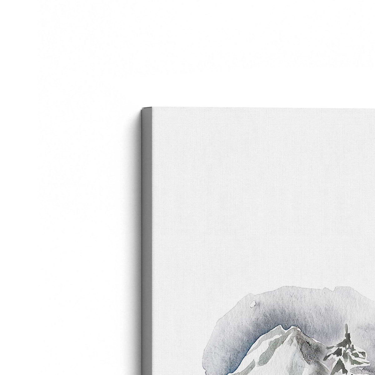 [Color:Stretched Canvas], Picture of the corner of the art