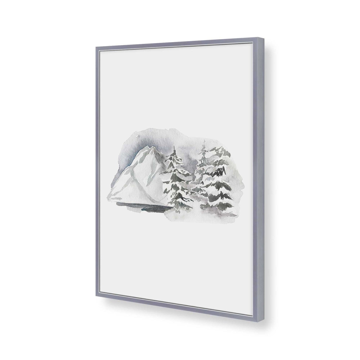 [Color:Polished Chrome], Picture of art in a Polished Chrome frame of the corner
