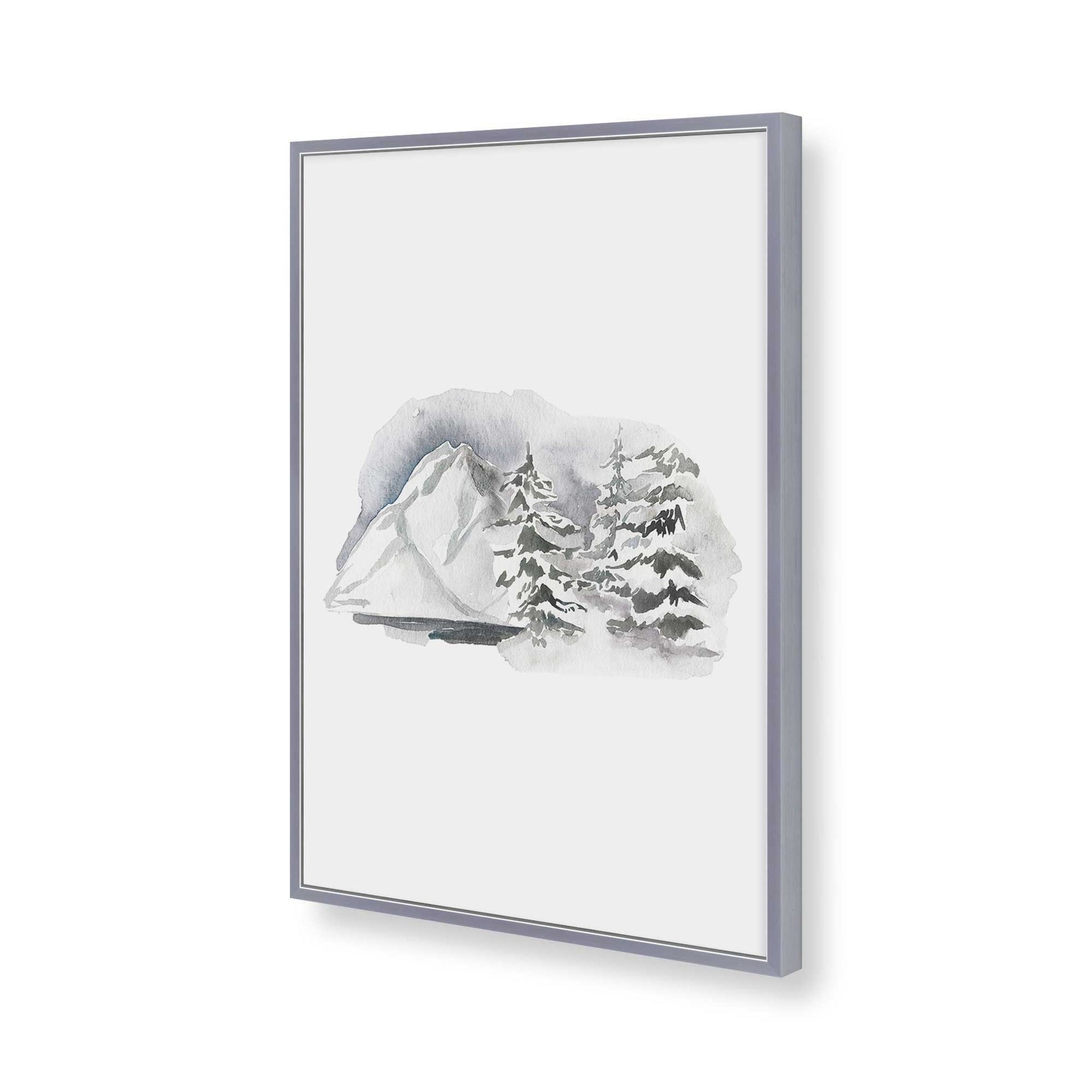 [Color:Polished Chrome], Picture of art in a Polished Chrome frame of the corner
