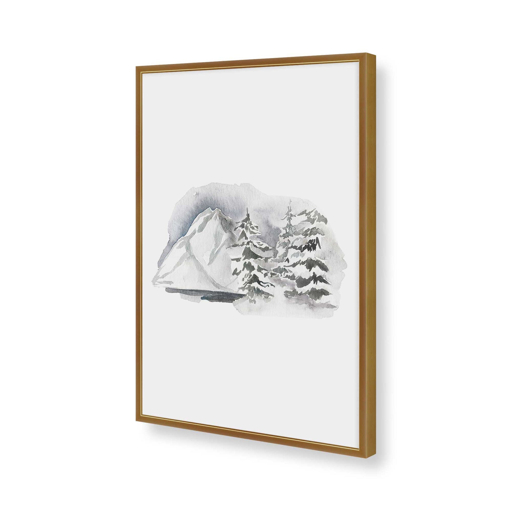 [Color:Polished Gold], Picture of art in a Polished Gold frame of the corner