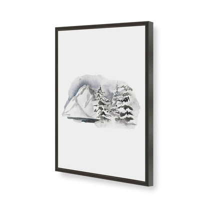 [Color:Satin Black], Picture of art in a Satin Black frame of the corner