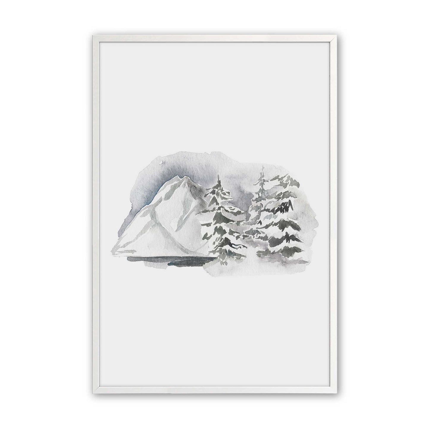 [Color:Opaque White], Picture of art in a Opaque White frame