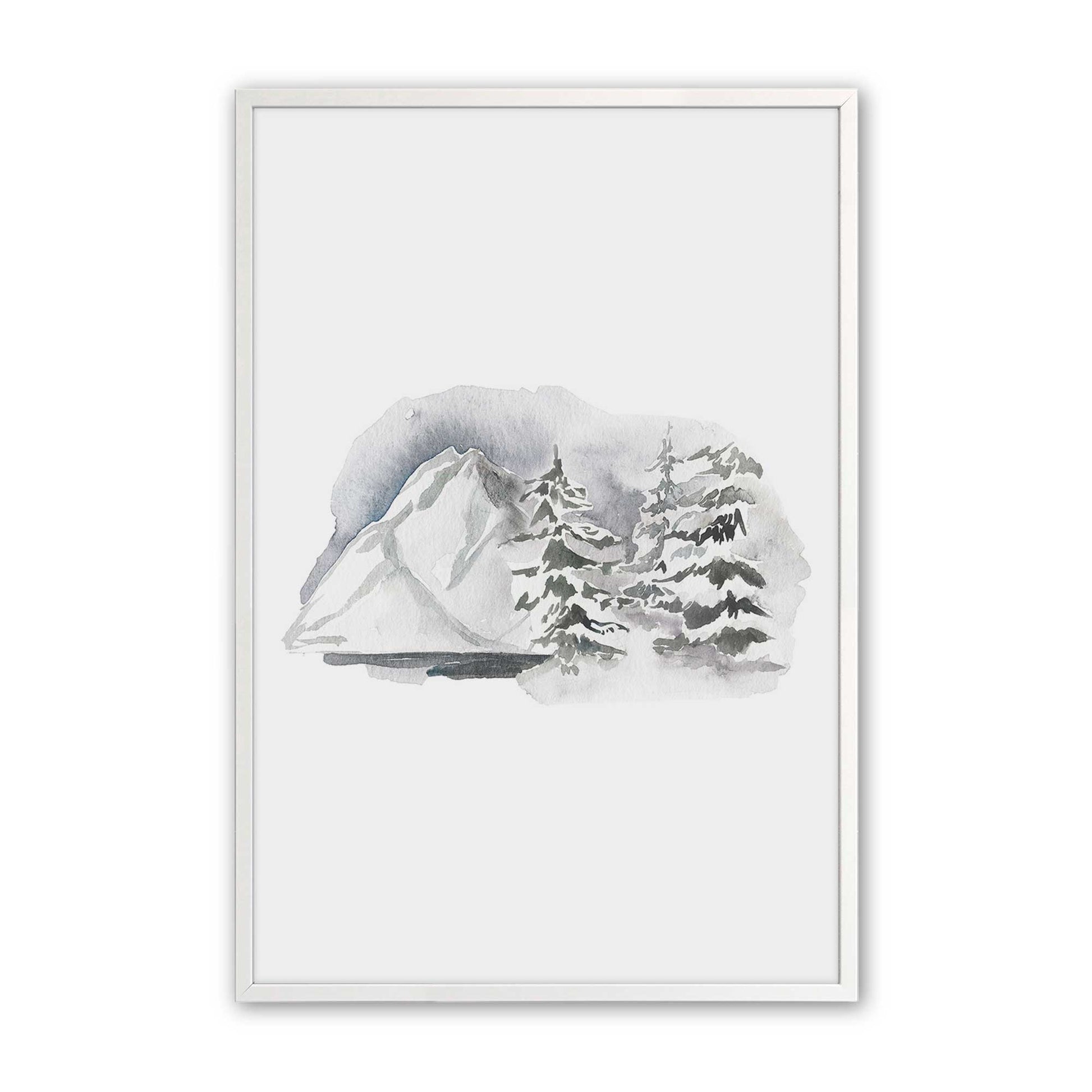 [Color:Opaque White], Picture of art in a Opaque White frame
