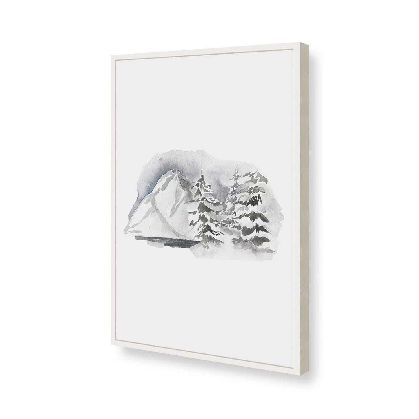 [Color:Opaque White], Picture of art in a Opaque White frame of the corner