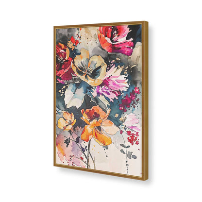 [Color:Polished Gold], Picture of art in a Polished Gold frame of the corner