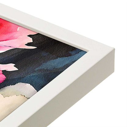 [Color:Opaque White], Picture of art in a Opaque White frame at an angle