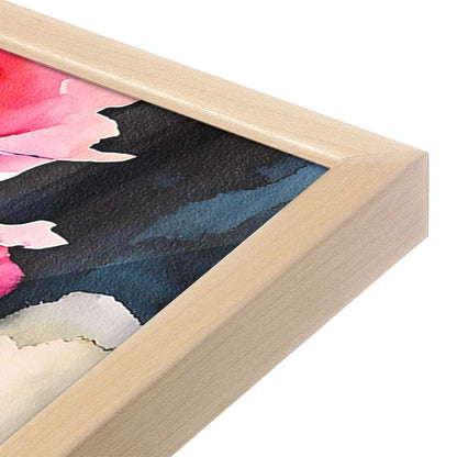 [Color:Raw Maple], Picture of art in a Raw Maple frame at an angle