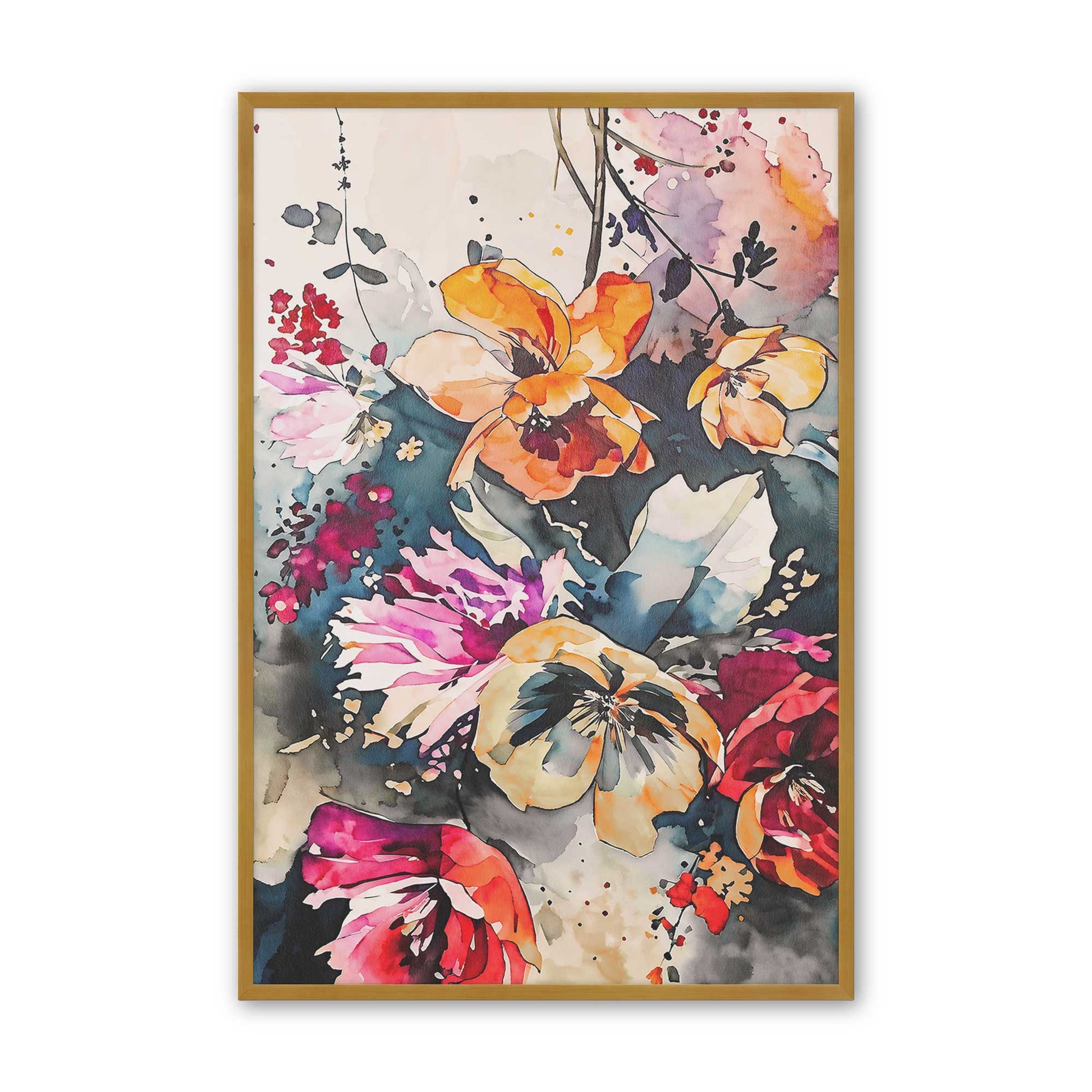 [Color:Polished Gold], Picture of art in a Polished Gold frame