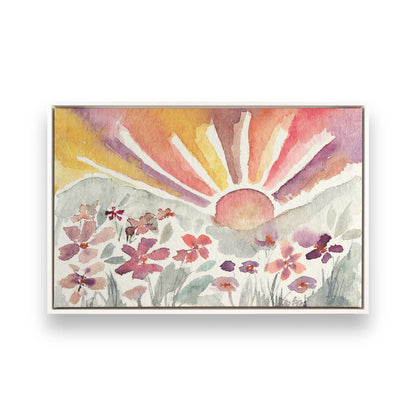 [Color:Opaque White], Picture of art in a White frame