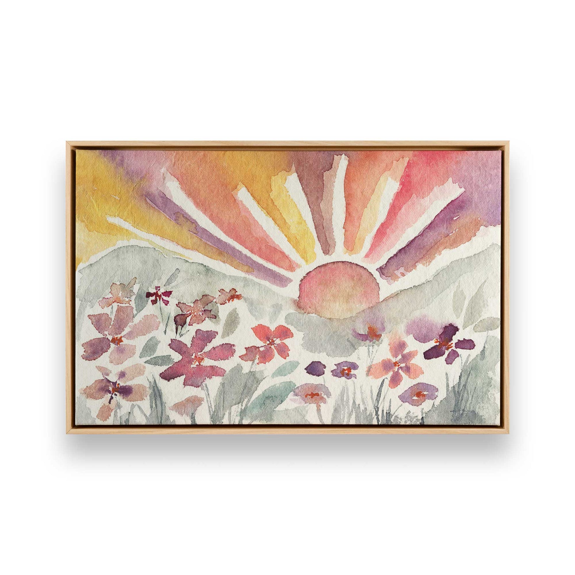 [Color:American Maple], Picture of art in a American Maple frame