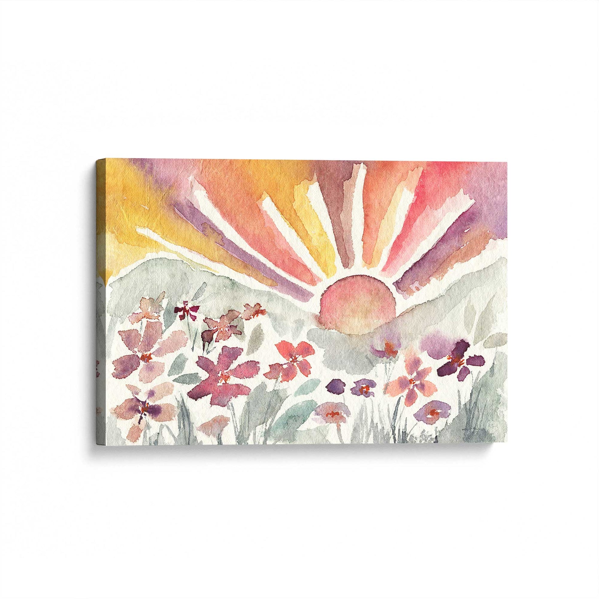 [Color:Stretched Canvas], Picture of art at an angle