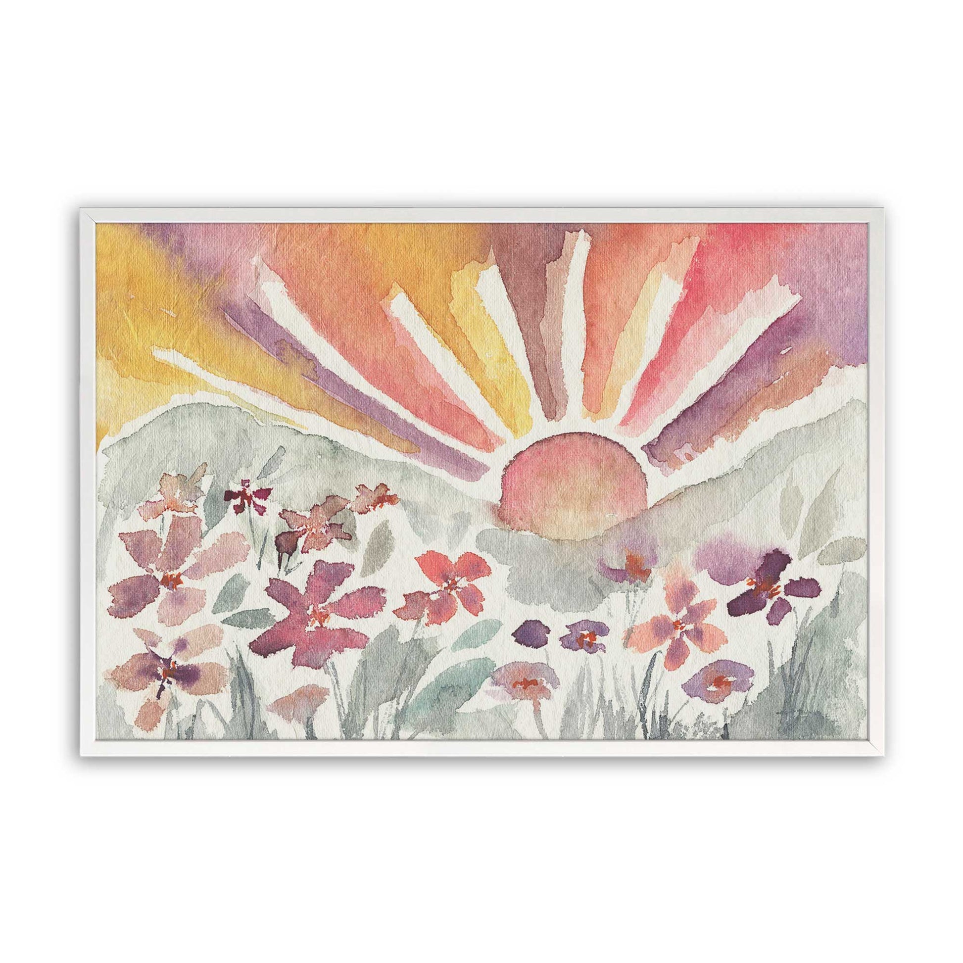 [Color:Opaque White], Picture of art in a Opaque White frame