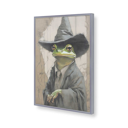 [Color:Polished Chrome], Picture of art in a Polished Chrome frame of the corner