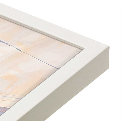 [Color:Opaque White], Picture of art in a Opaque White frame at an angle