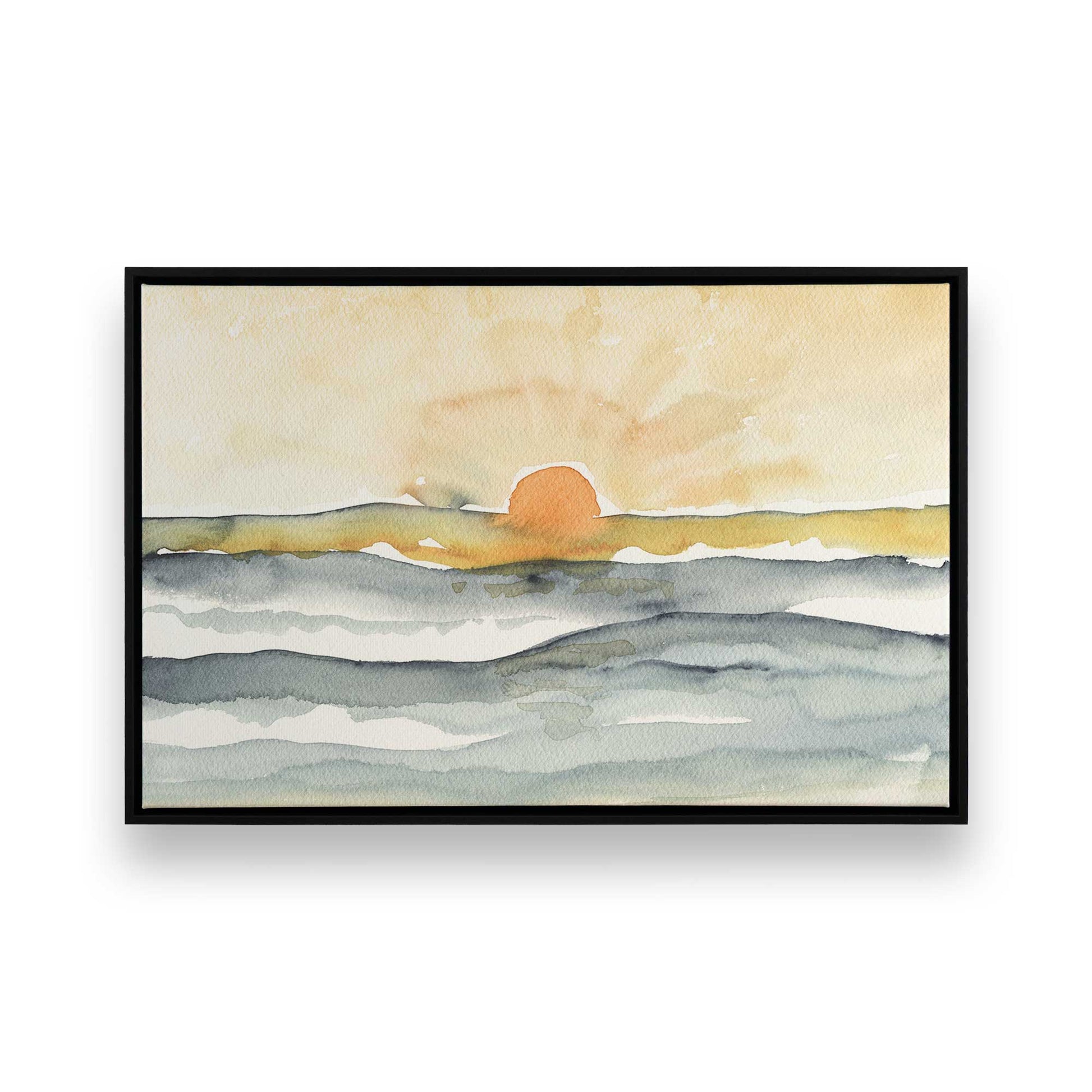 [Color:Satin Black], Picture of art in a Satin Black frame