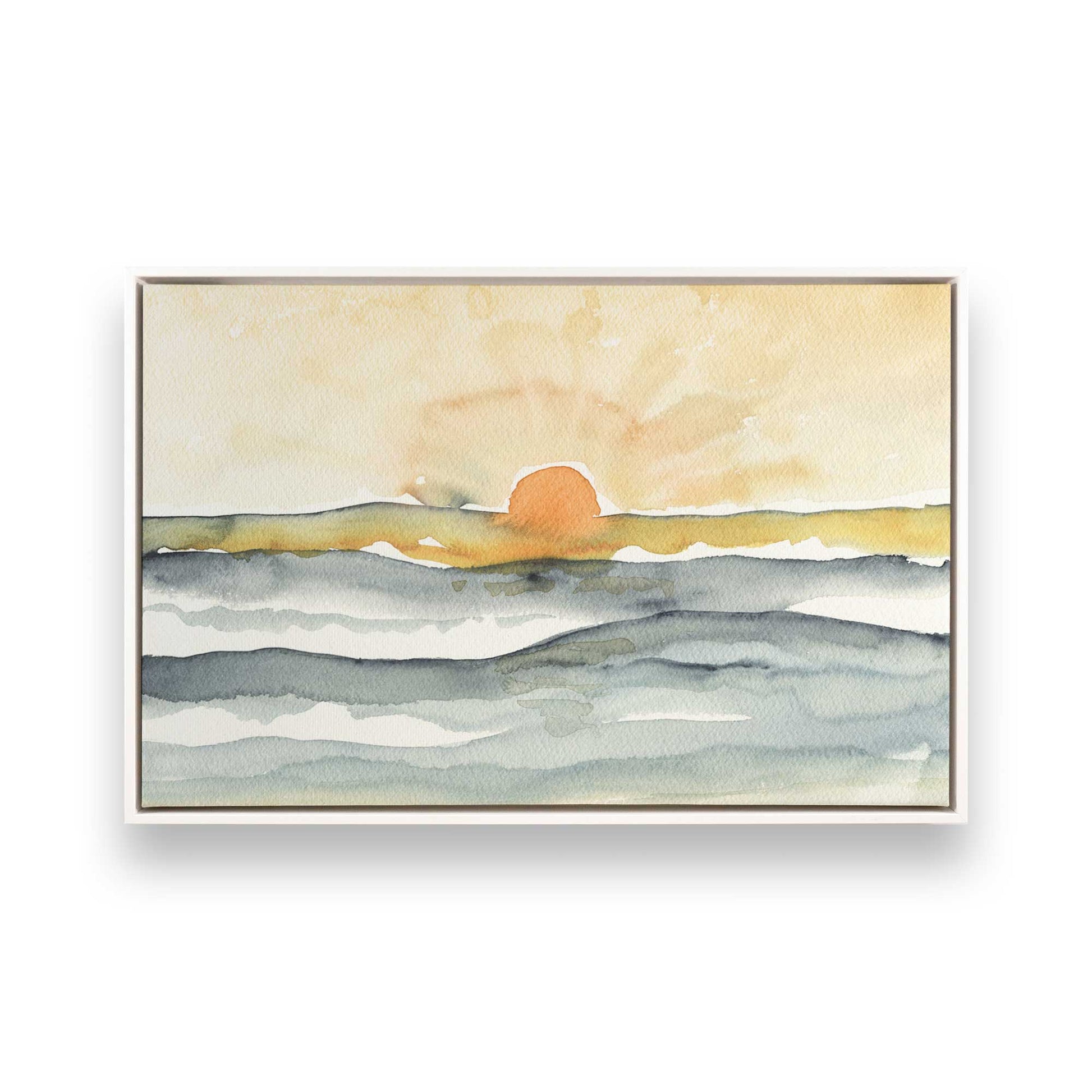 [Color:Opaque White], Picture of art in a White frame
