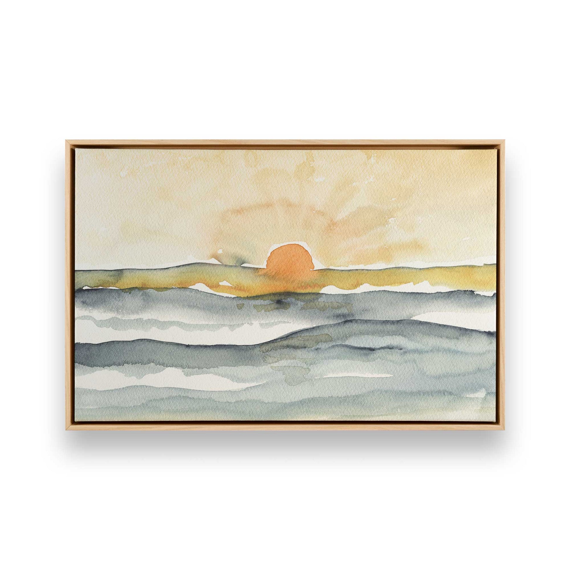 [Color:American Maple], Picture of art in a American Maple frame