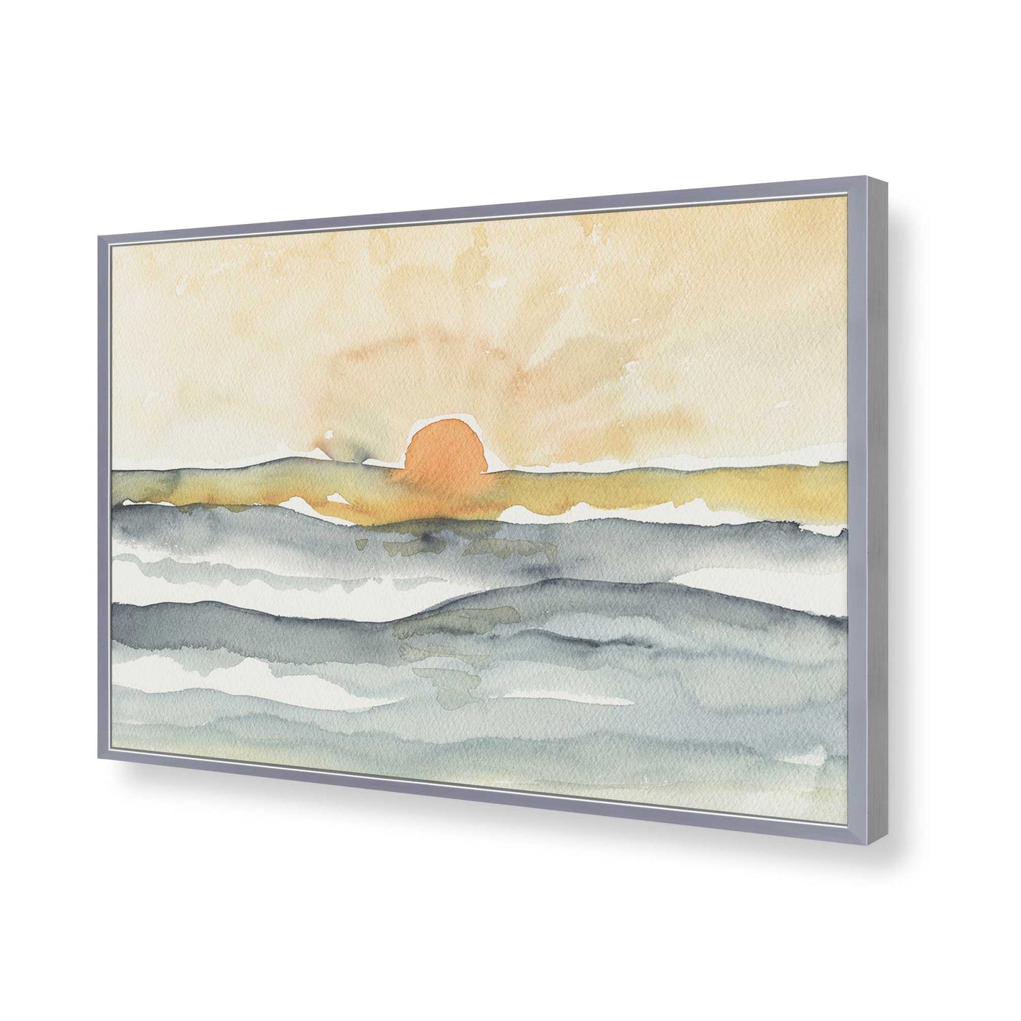 [Color:Polished Chrome], Picture of art in a Polished Chrome frame of the corner
