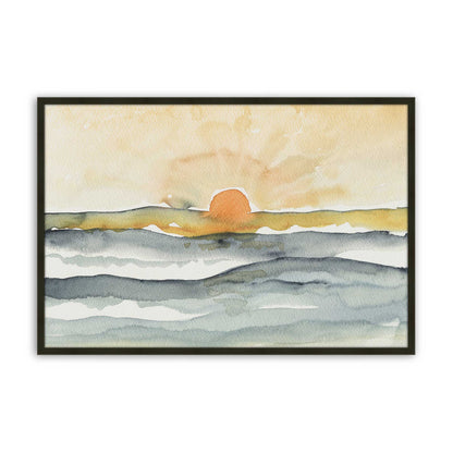 [Color:Satin Black], Picture of art in a Satin Black frame