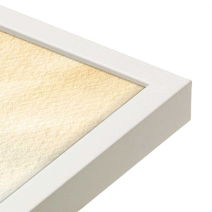 [Color:Opaque White], Picture of art in a Opaque White frame at an angle