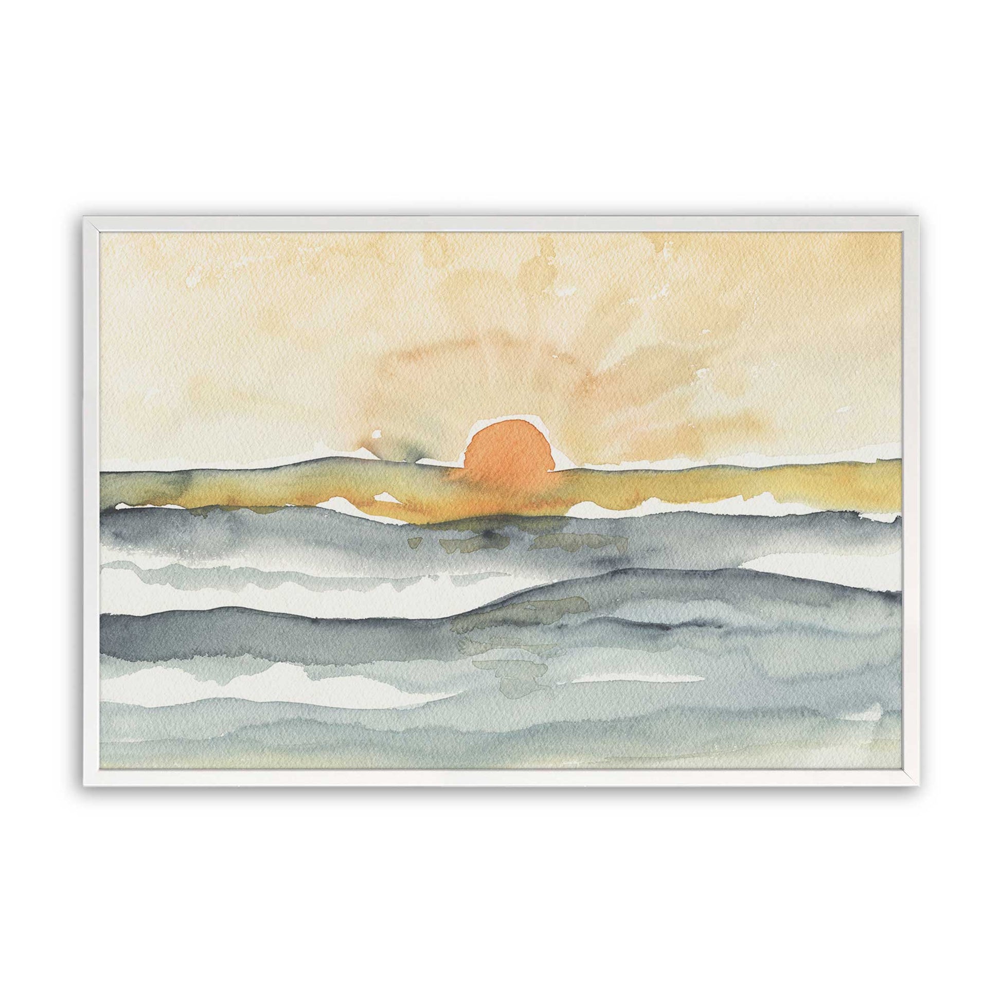 [Color:Opaque White], Picture of art in a Opaque White frame