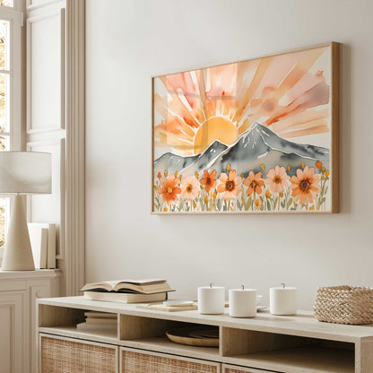 Picture of art in a room