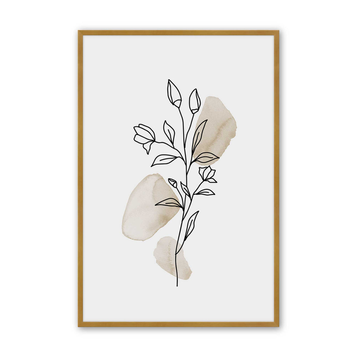 Chill Flower Sketches Set of 3 At Prints