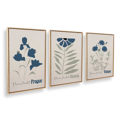 [Color:American Maple], Picture of art in an American Maple frame at an angle