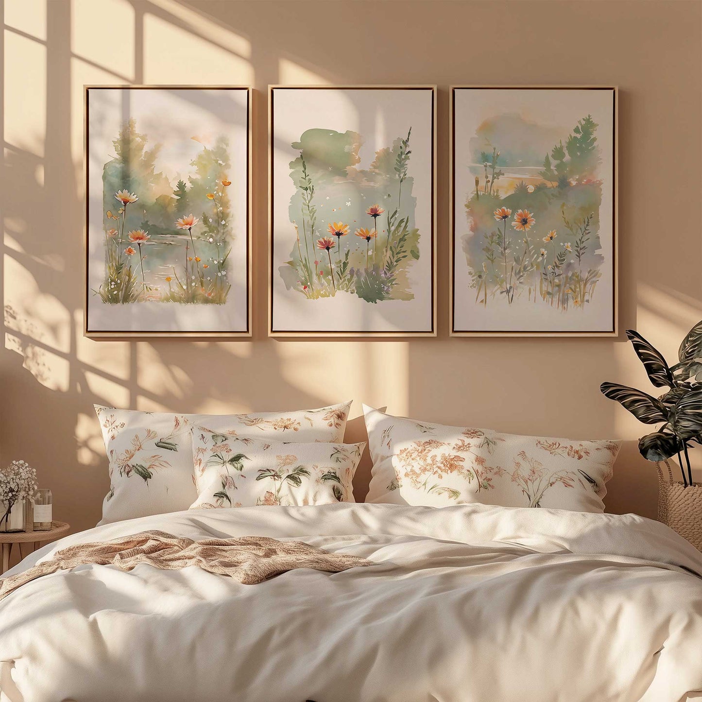 [Color:Satin Black], Picture of art in a Satin Black frame