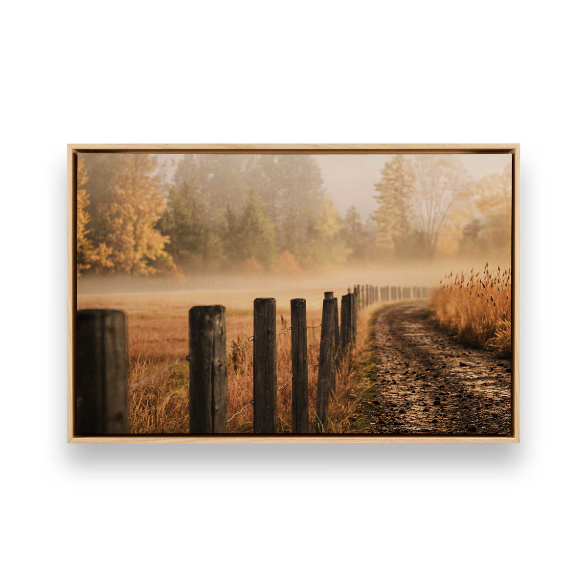 [Color:American Maple], Picture of art in a American Maple frame