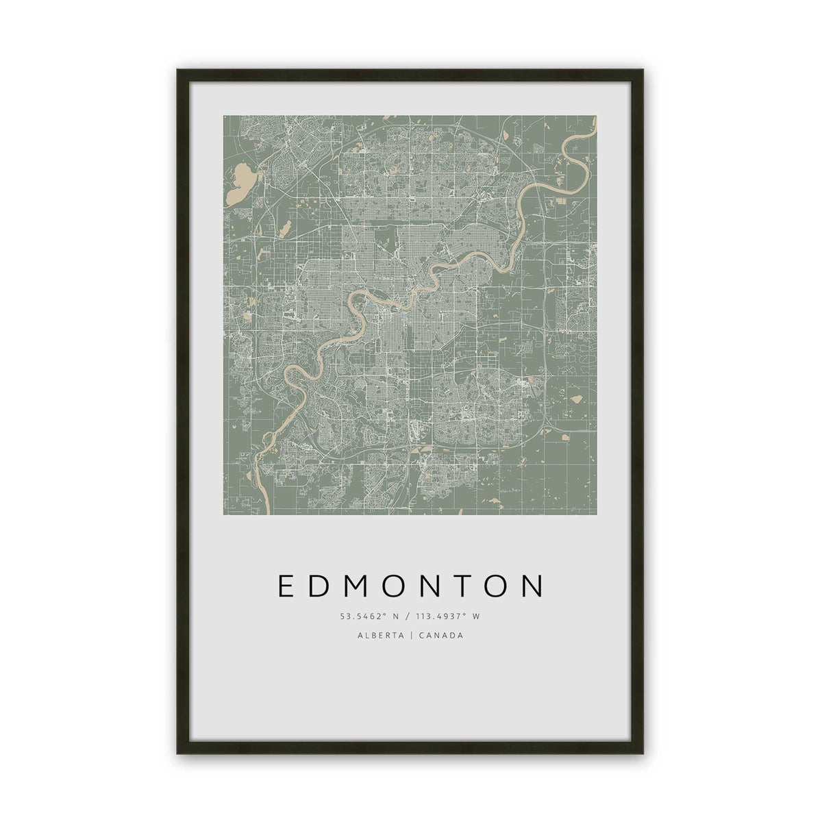 [Color:Satin Black], Picture of art in a Satin Black frame