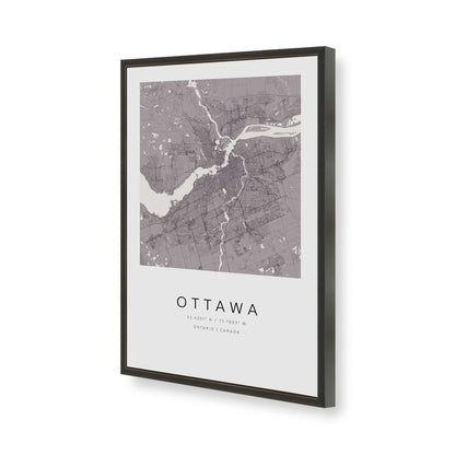 [Color:Satin Black], Picture of art in a Satin Black frame of the corner