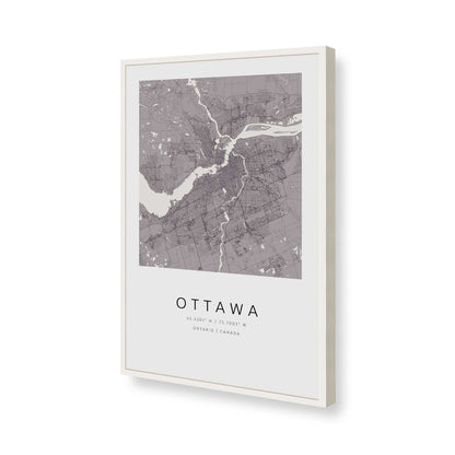 [Color:Opaque White], Picture of art in a Opaque White frame of the corner