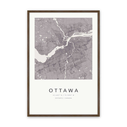[Color:Walnut], Picture of art in a Walnut frame