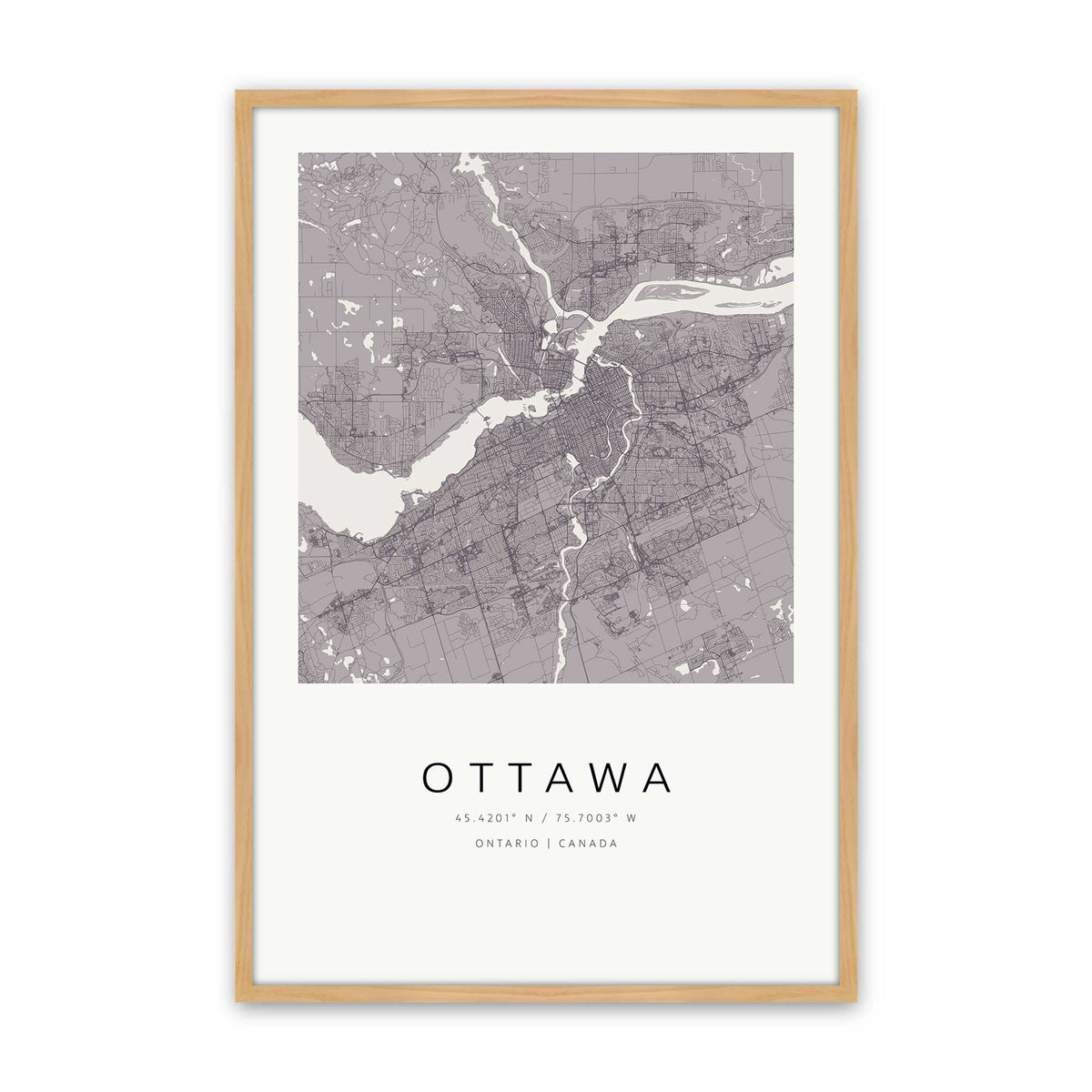 [Color:American Maple], Picture of art in a American Maple frame
